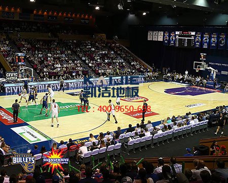 NBA籃球場(chǎng)地用的是哪種木地板？-籃球地板
