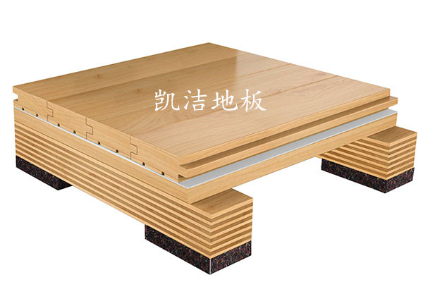 單層龍骨結構_體育地板