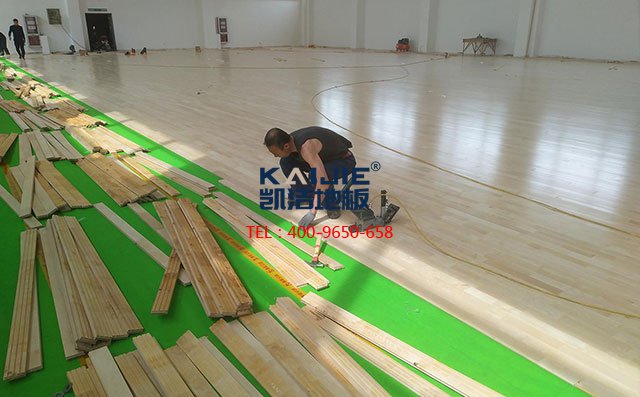 地板鋪裝——運(yùn)動(dòng)木地板安裝流程