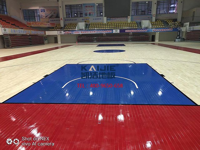 彩漆配色——運(yùn)動(dòng)木地板安裝流程