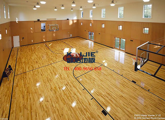 籃球館木地板專用鋪裝這樣做更好——?jiǎng)P潔地板