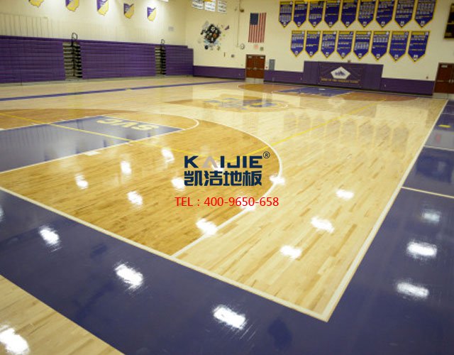 籃球館專用木地板租賃合適嗎？看看籃球木地板材質特點——凱潔地板