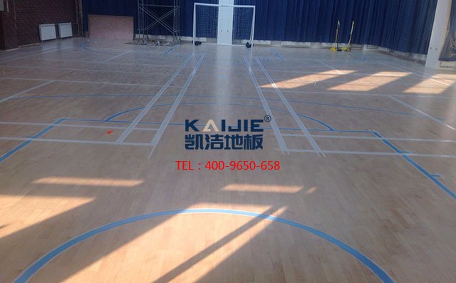 籃球場木地板這些施工技術，保證優(yōu)質鋪裝質量——凱潔地板