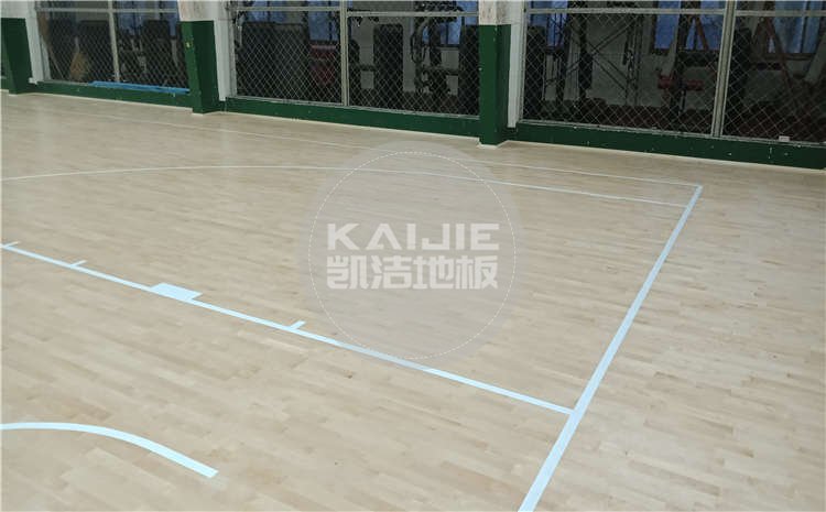 河北滄州體育學校體育館木地板項目案例