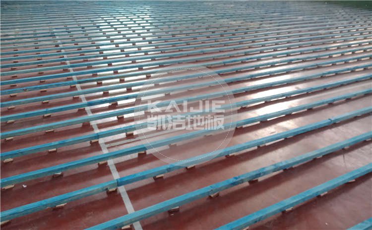 河北滄州體育學校體育館木地板項目案例