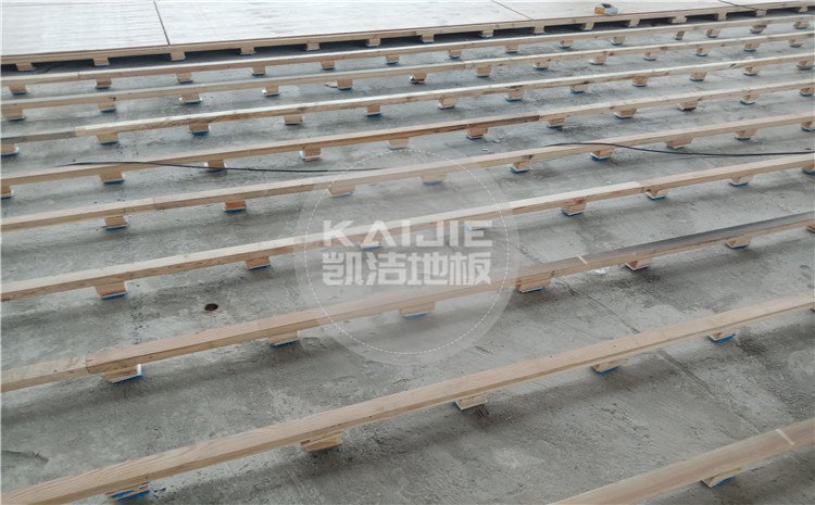 江蘇鹽城阜寧縣城河路小學(xué)體育館木地板案例