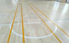 專業(yè)籃球館木地板價格-凱潔地板