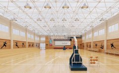 廣東籃球體育館運(yùn)動(dòng)木地板-凱潔地板