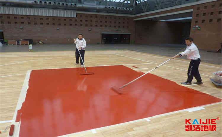 柞木實木運動地板怎么維修?