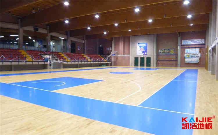 五角楓籃球運動地板批發價格-凱潔地板