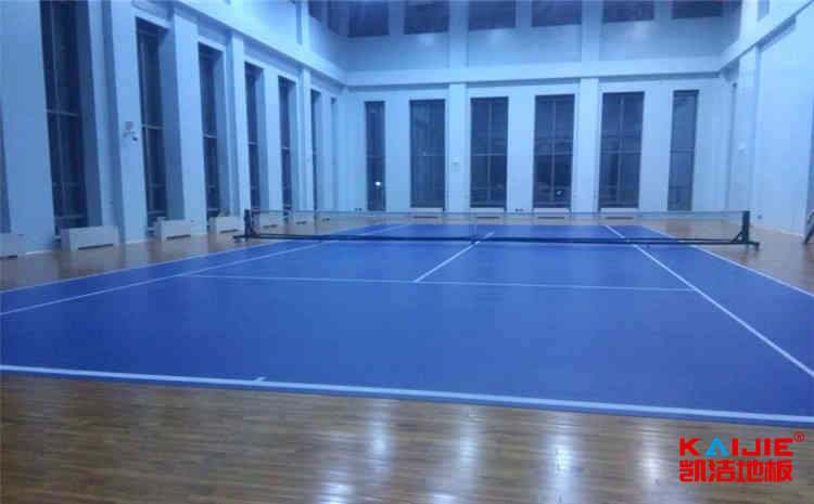 羽毛球館專用木地板安裝細節